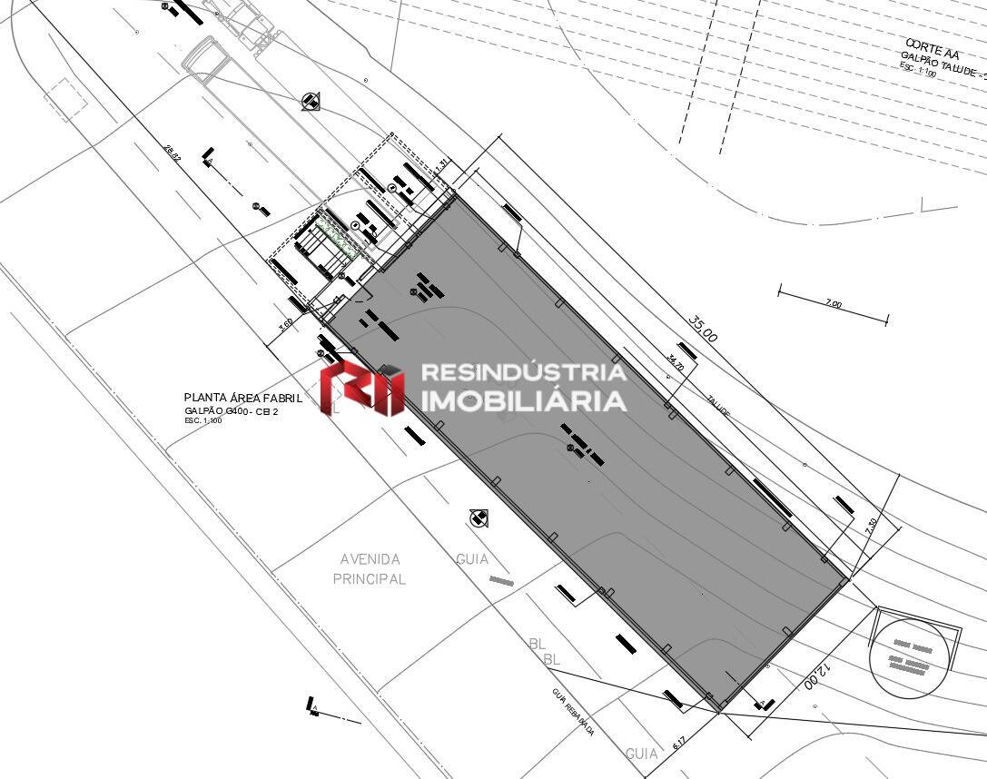 Depósito-Galpão, 420 m² - Foto 2