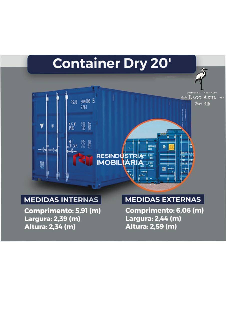 Containers Locação em terreno fechado -  Santana de Parnaiba, SP.