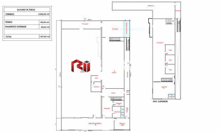 Depósito-Galpão, 1327 m² - Foto 31