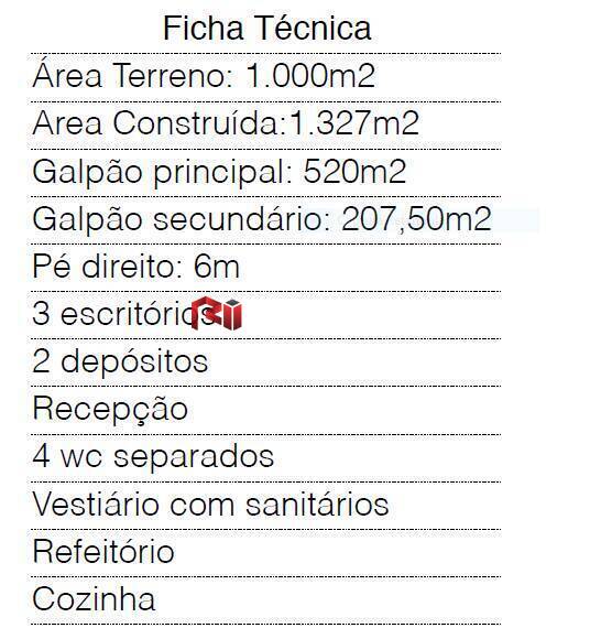 Depósito-Galpão, 1327 m² - Foto 32